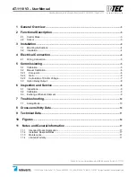 Preview for 2 page of Intec Controls MSR ELECTRONIC PolyGard AT-1110 User Manual