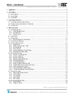 Preview for 2 page of Intec Controls PolyGard MGC2-04 User Manual