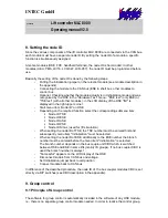 Preview for 148 page of Intec MLC 8000 Operating Manual