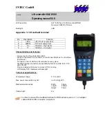 Предварительный просмотр 196 страницы Intec MLC 8000 Operating Manual