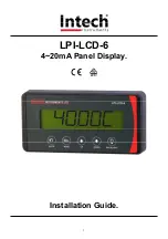 Intech Instruments LPI-LCD-6 Installation Manual preview