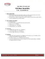 Предварительный просмотр 1 страницы Integra 310 60040 Series Assembly Procedure