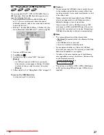 Предварительный просмотр 27 страницы Integra DBS-30.3 Instruction Manual