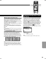 Preview for 39 page of Integra DPS-5.2 Instruction Manual