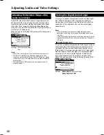 Preview for 40 page of Integra DPS-5.2 Instruction Manual