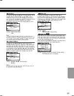 Preview for 41 page of Integra DPS-5.2 Instruction Manual