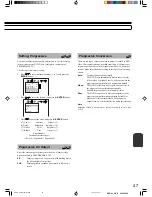 Предварительный просмотр 47 страницы Integra DPS-9.1 Instruction Manual