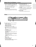 Предварительный просмотр 9 страницы Integra DTR-4.9 Instruction Manual