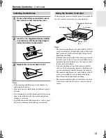 Предварительный просмотр 13 страницы Integra DTR-4.9 Instruction Manual