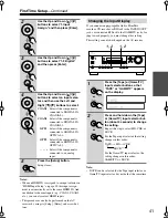 Предварительный просмотр 41 страницы Integra DTR-4.9 Instruction Manual