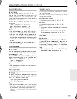 Предварительный просмотр 59 страницы Integra DTR-4.9 Instruction Manual