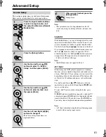 Предварительный просмотр 61 страницы Integra DTR-4.9 Instruction Manual