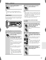 Предварительный просмотр 67 страницы Integra DTR-4.9 Instruction Manual