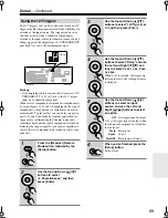 Предварительный просмотр 69 страницы Integra DTR-4.9 Instruction Manual