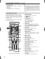 Предварительный просмотр 74 страницы Integra DTR-4.9 Instruction Manual