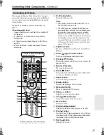 Предварительный просмотр 77 страницы Integra DTR-4.9 Instruction Manual