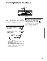 Предварительный просмотр 23 страницы Integra DTR-5.2 Instruction Manual