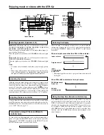 Предварительный просмотр 26 страницы Integra DTR-5.2 Instruction Manual