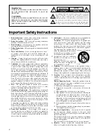 Предварительный просмотр 2 страницы Integra DTR-5.4 Instructional Manual