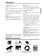 Предварительный просмотр 3 страницы Integra DTR-5.4 Instructional Manual