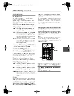 Предварительный просмотр 73 страницы Integra DTR-5.5 Instruction Manual