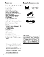 Предварительный просмотр 4 страницы Integra DTR-5 Instruction Manual