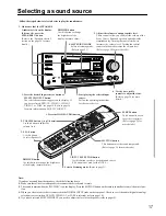 Предварительный просмотр 17 страницы Integra DTR-5 Instruction Manual