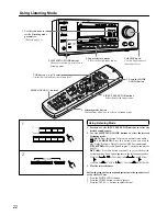 Предварительный просмотр 22 страницы Integra DTR-5 Instruction Manual