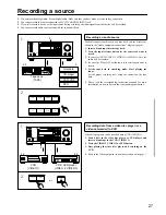 Предварительный просмотр 27 страницы Integra DTR-5 Instruction Manual