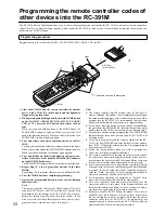 Предварительный просмотр 34 страницы Integra DTR-5 Instruction Manual