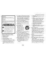 Предварительный просмотр 2 страницы Integra DTR-50.5 Instruction Manual