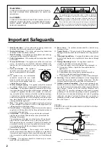 Preview for 2 page of Integra DTR-6 Instruction Manual