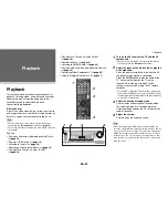 Предварительный просмотр 31 страницы Integra DTR-60.5 Instruction Manual