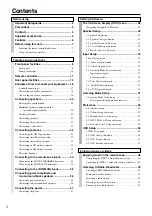 Предварительный просмотр 4 страницы Integra DTR-7.1 Owner'S Manual