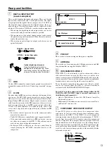 Предварительный просмотр 13 страницы Integra DTR-7.1 Owner'S Manual