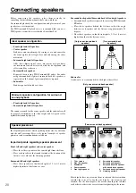 Предварительный просмотр 20 страницы Integra DTR-7.1 Owner'S Manual