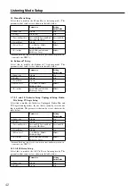 Предварительный просмотр 42 страницы Integra DTR-7.1 Owner'S Manual