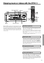 Предварительный просмотр 51 страницы Integra DTR-7.1 Owner'S Manual