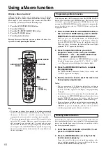 Предварительный просмотр 64 страницы Integra DTR-7.1 Owner'S Manual