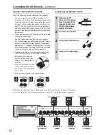 Preview for 24 page of Integra DTR-8.9 Instruction Manual