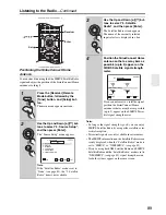 Preview for 89 page of Integra DTR-8.9 Instruction Manual