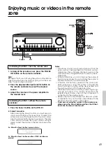 Предварительный просмотр 49 страницы Integra DTR-9.1 Instruction Manual