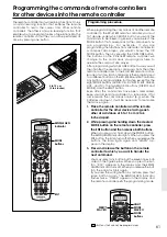 Предварительный просмотр 61 страницы Integra DTR-9.1 Instruction Manual