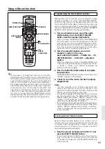 Предварительный просмотр 65 страницы Integra DTR-9.1 Instruction Manual