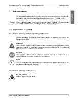 Предварительный просмотр 5 страницы Integra FIREBOY eco 144010 Operating Instructions Manual