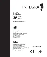 Integra MAYFIELD A1059 Instruction Manual предпросмотр