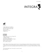 Preview for 17 page of Integra MAYFIELD A1060 Instruction Manual