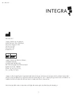 Preview for 52 page of Integra MAYFIELD A1109 Instruction Manual