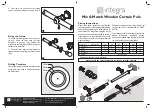 Preview for 1 page of Integra Mix & Match Wooden Curtain Pole Fitting Instructions