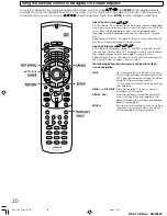 Предварительный просмотр 20 страницы Integra RDV-1 Instruction Manual